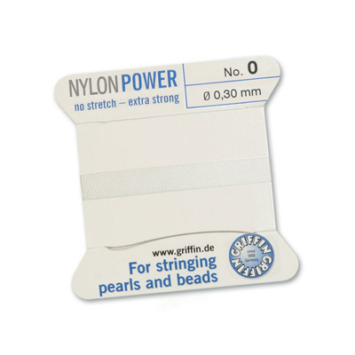 Power Nylon White number:3 2m with needle