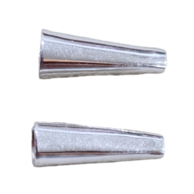 Sterling Silver Cone 16x6mm 2 pack