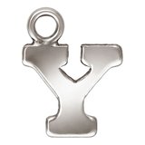 Sterling Silver letter "Y" 0.5mm thick 6.2mm x 5.7mm-findings-Beadthemup