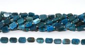 Apatite 10x12mm flat rectangle strand 26 beads-beads incl pearls-Beadthemup