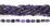 Amethyst 10x12mm flat rectangle strand 26 beads