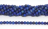Lapis Lazuli A 6mm Round strand 58 beads-beads incl pearls-Beadthemup