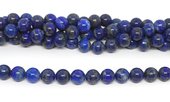 Lapis Lazuli A 12mm Round strand 35 beads-beads incl pearls-Beadthemup