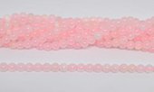 Pink Calcite 6mm Polished round strand 62 beads-beads incl pearls-Beadthemup