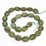 LAST STRAND Chrysophase Pol.Oval 12x16mm str 25 beads
