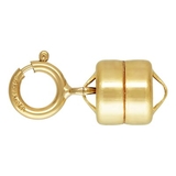 14k gold filled Clasp magnetic 5.5 with 5mm spring ring-findings-Beadthemup