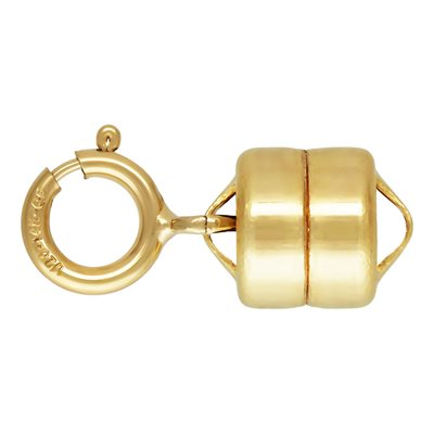 14k gold filled Clasp magnetic 5.5 with 5mm spring ring