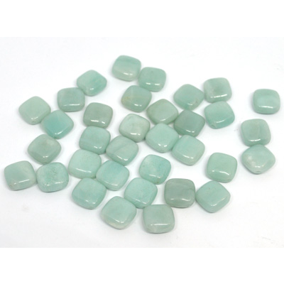 Amazonite Polished Flat Diamond 10mm EACH BEAD
