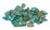 Turquoise Top drill teardrop Polished approx. 8-10mm small EACH BEAD