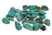 Turquoise Top drill teardrop Polished approx. 10-14mm medium EACH BEAD-beads incl pearls-Beadthemup