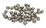 Base Metal 6mm Bicone Bead 50 pack