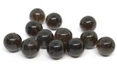 Smokey Quartz Pol. Round 18mm EACH BEAD-beads incl pearls-Beadthemup