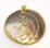 Mother of Pearl Pendant with gold plate design 50mm EACH PIECE