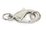 Base Metal Silver Lobster 20x12mm Large 1 Pack
