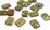 Rhyolite Rectangle  Fac. 18x12mm EACH BEAD