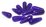 Jade Dyed Faceted Teardrop 28x11mm Purple PAIR each