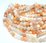 Peach Adventurine Polished Round 8mm strand 47 beads