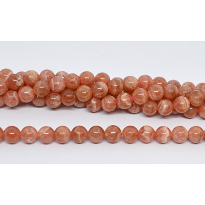 Rhodochrocite Argentina Polished Round 6mm Strand 58 beads
