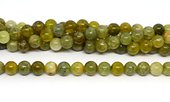 Green Garnet Polished Round 6-7mm strand 60 beads-beads incl pearls-Beadthemup