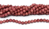 Rhodonite A polished Round 6mm strand 56 beads-beads incl pearls-Beadthemup