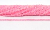 Rose Quartz Faceted round 2mm strands 190 beads-beads incl pearls-Beadthemup