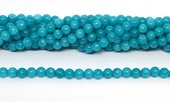 Amazonite (dyed) Polished round 4mm strand 80 beads-beads incl pearls-Beadthemup