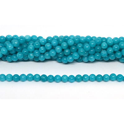 Amazonite (dyed) Polished round 4mm strand 80 beads