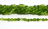 Green quartz Nugget 6x8mm strand 46 beads-beads incl pearls-Beadthemup