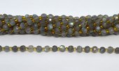 Labradorite Rondel 6x4mm strand 57 beads-beads incl pearls-Beadthemup