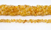 Citrine Chips approx 9x3mm strand 82 beads-beads incl pearls-Beadthemup