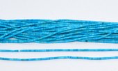 Turquoise Tiny Tube approx 1x1mm strand 38cm-beads incl pearls-Beadthemup