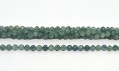 Green Kyanite faceted round 4mm strand 92 beads-beads incl pearls-Beadthemup