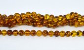 Amber round 8mm strand 50 beads-beads incl pearls-Beadthemup