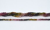 Tourmaline shaded polished round 4mm strand 100 beads-beads incl pearls-Beadthemup
