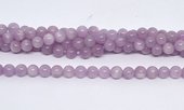 kunzite AAA polished round 5.8/6mm strand 69 beads-beads incl pearls-Beadthemup