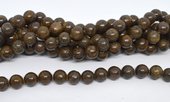 Bronzite polished round 10mm strand 37 beads-beads incl pearls-Beadthemup