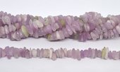 Kunzite Chips approx 10x3mm strand 40 cm-beads incl pearls-Beadthemup