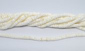 Natural Freshwater Shell heshi 5.8mm strand 57cm 420 beads-beads incl pearls-Beadthemup