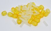 Plastic Screw Clasp For amber Jewellery  Golden-beads incl pearls-Beadthemup