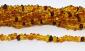 Amber Chips 8x4mm strand 100 beads-beads incl pearls-Beadthemup