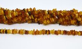 Amber Chips 10x3mm strand 136 beads-beads incl pearls-Beadthemup