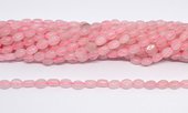 Rose Quartz Polished oval 6x8mm strand 50 beads-beads incl pearls-Beadthemup
