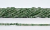 Green Adventurine Polished Rondel 2x4mm strand 164 beads-beads incl pearls-Beadthemup
