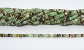 Chrysophase Polished Rondel 2x4mm strand 164 beads-beads incl pearls-Beadthemup