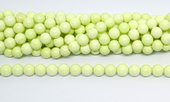 Lemon Chrysophase Polished round 8mm strand 48 beads-beads incl pearls-Beadthemup
