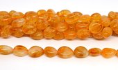 Citrine polished nugget 16x13mm strand 24 beads-beads incl pearls-Beadthemup
