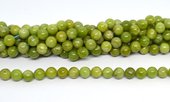 Chinese Green Garnet Polished Round 8mm beads 50 beads-beads incl pearls-Beadthemup