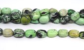 Green Turquoise nugget 15x20mm strand 20 beads-beads incl pearls-Beadthemup
