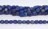 Lapis Lazuli Rectangle nugget 10x14mm strand 32 beads-beads incl pearls-Beadthemup