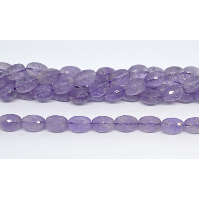 Lavender Amethyst Faceted Oval 10x14mm strand 29 beads